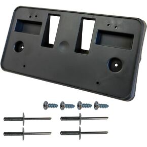 Front Bumper License Plate Frame Mounting Bracket Holder Compatible with GMC Sierra 1500 2019 2020 2021 Replace 84428907, GM1068198