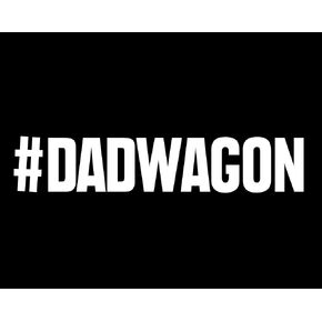 – Dad Wagon Sticker – Vinyl Dad Wagon Sticker for Car, Truck, SUV, Wagon, and Van – Long Lasting Indoor and Outdoor Use – Removable Waterproof Decal – MAZ - 450 (White)