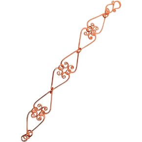 ladies pure copper chain bracelets wrist jewelry for women