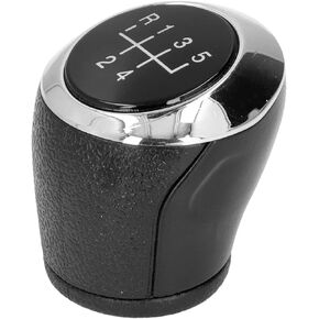 Qiilu Manual Transmission Gear Knob 5 Speed Gear Shift Lever Knob Head Replacement for Chevrolet Cruze 2008 2015