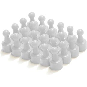 Colorful Pawn Style Magnetic Pins for Whiteboard, Office & Home, Assorted Magnetic Color Coding Supplies for Teachers and Classroom, Tiny Pin Magnets for Fridge, Cabinet adn Locker - MapMagnets