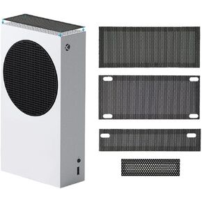 Dust Filter Compatible with Xbox One S, Accessories with 3 PVC Meshs Set - High-Density Breathable Mesh Cover Top & Back Protection