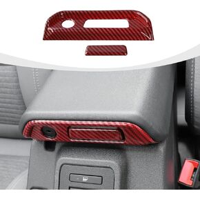 Armrest Box Switch Trim Cover Compatible with 2021-2023 Ford Bronco Carbon Fiber Interior Accessories