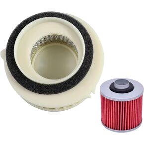4TR-14451-00 Air Filter Oil filter Cleaner For Yamaha Xvs650 V-Star 650 Custom 1997-2016, XVS650A Drag Star 650 XVS650A 1998-2007,V-Star 650 Classic 1998-2010/ XVS650AT V-Star 650 Silverado 02-10