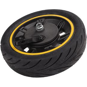 Scooter Front Wheel 10 Inch Scooter Wheel with Tire Replacement, Thick Rubber Tire with Inner Tube for 9 MAX G30 Electric Scooter, Solid Aluminum Alloy Structure Wheel