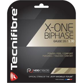 Tecnifibre X-One Biphase (16-1.30mm) String Set (Natural)