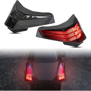 Tail lights for Can Am Ryker Rally/STD 600 900 ACE 2019-2024, Smoked Black Stop Light Brake Light Taillamp for Can-Am Ryker Rally/STD 600 900 ACE 2019-2024 Accessories (2PCS)