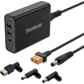 Geek Fully 330W USB C Charger Station, 3-Ports Charging Station with 1 XT60 + 1 USB-C Ports +1 USB-A Ports PD 3.1 & QC 3.0 Fast Charging, Adapter for MacBook Pro/Air,iPhone/Samsung Galaxy