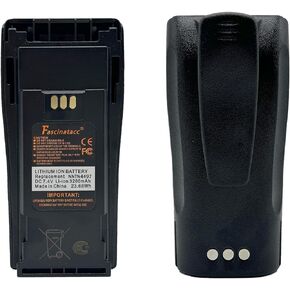 NNTN4497CR NNTN4497DR NNTN4497 7.4V 3200mAh Li-ion Battery High-Capacity Compatible for Radio NNTN4496 CP040 CP150 CP200 CP200D CP200XLS CP250 EP450 DEP450 PR400 GP3188 GP3688 with Belt Clip (1)