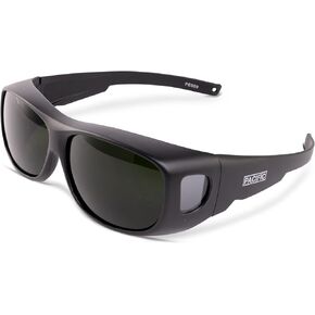 PACIFIC PPE Welding Safety Glasses, Wrap-around Safety Welding Lens, Anti-scratch Safety Glasses, UV Protection, Protective Glasses, ANSI/ISEA & MCEPS Compliant