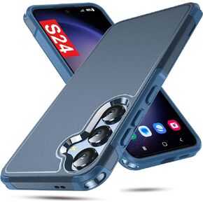 Oterkin for Samsung Galaxy S24 Plus Case, [10FT Military Grade Protection] S24 Plus Case [Shockproof][Heavy Duty Dropproof] S24 Plus Phone Case [Non-Slip Slim] Galaxy S24+ Plus Case (B-Black)