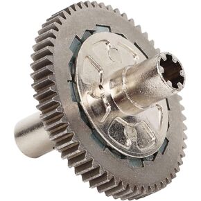 57T 0.8Mod Slipper Set, Metal Steel Slipper Clutch Spur Gear for Arrma 1/10 Granit, for 1/8 RC Car (Silver)
