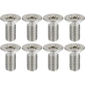 X AUTOHAUX 24pcs Stainless Steel Brake Disc Rotor Screws Front Rear Retaining Hardware Bolts Kit 93600-06014-0H 51741440 for Honda Accord Civic CRV