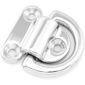 Stainless Steel 316 Folding Pad Eye D Ring, Boat Deck Hardware, 43x40x6mm
