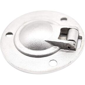 MARINE CITY Round 316 Grade Stainless Steel Flush Hatch Lifting Ring – Deck Hatch Pull Handle (Diameter 2 Inches) for Watercraft – Boats – Yachts (Pack of 4)