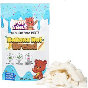 Banana Nut Bread Scented Melts - Non Toxic Scented Wax Melt for Warmers