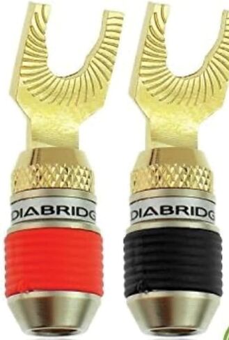 Mediabridge™ Ultra Series Fast-Lock 45° Spade Plugs - 6 Pair Per Package - (Part# SPC-ST2-6 ) in Saudi Arabia