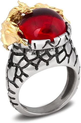 خاتم BAVIPOWER Dragon Claw من الفولاذ المقاوم للصدأ بتصميم عصري رائع للرجال in Kuwait