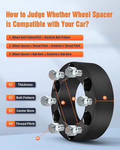 ROADFAR 2Pcs 5 Lug Hubcentric Wheel Spacers 5x4.75 1 inch Thickness Bore 70.5mm Thread Pitch 12x1.5 Wheel Spacers Compatible for Camaro Wheel Spacers 1982-2002 for XLR Wheel Spacers 2004-2009 in Saudi Arabia