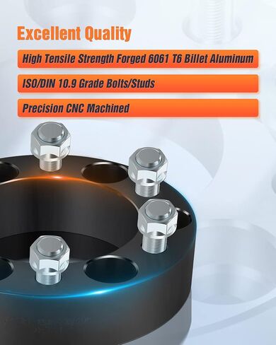 ROADFAR 2Pcs 5 Lug Hubcentric Wheel Spacers 5x4.75 1 inch Thickness Bore 70.5mm Thread Pitch 12x1.5 Wheel Spacers Compatible for Camaro Wheel Spacers 1982-2002 for XLR Wheel Spacers 2004-2009 in Saudi Arabia