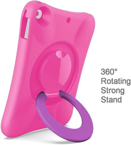 NLR FUN Kids Case for iPad, Shockproof Cover for 9.7" iPad 6th/5th Generation (2018/2017) / iPad Air 2 / iPad Air, Lightweight Full Body Protective Case with Foldable Handle/Stand Boy (Blue+Green) in Saudi Arabia
