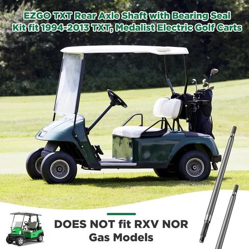 Golf Cart Rear Axle Shaft with Bearing Seal Kit Driver Side or Passenger Side Compatible with EZGO Electric Models 1994-2013 OEM 20377G11 Replacement Parts Accessories in Saudi Arabia