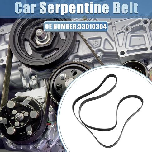 ACROPIX Car Serpentine Belt Fit for Dodge Dakota 3.9L 2000-2003 No.53010304 - Pack of 1 in Saudi Arabia
