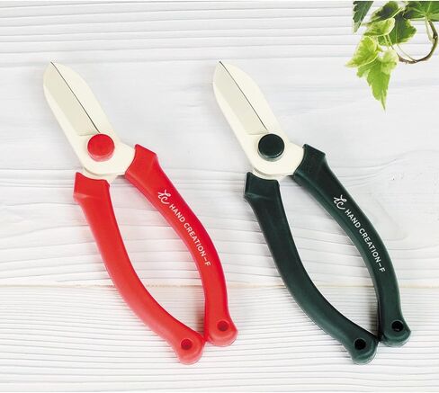 IPPINKA Ikebana Shears F-165, Florist Scissors, Red, Made in Japan in Saudi Arabia