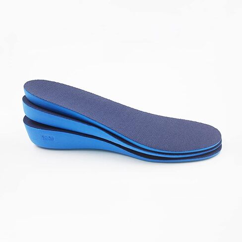 Height Increase Insoles Height Increasing Inserts PU Heel Lifts Elevator Insoles for Men Women Shoes 2.3CM in Saudi Arabia