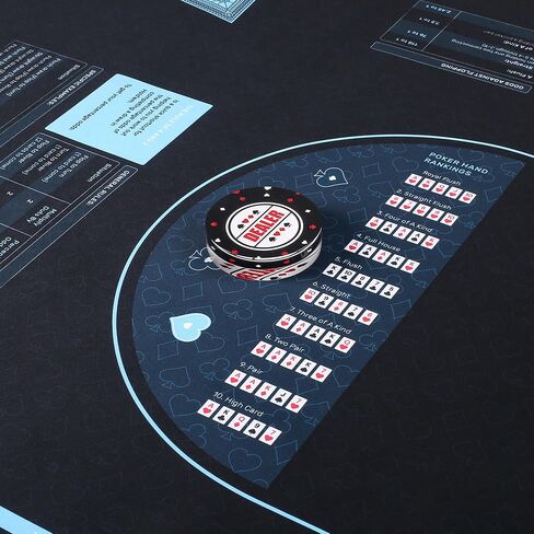 RUNNING HOT Acrylic Poker Dealer Button - Professional Casino-Grade Accessory for Home Games & Tournaments, Poker Gifts for Men in Saudi Arabia