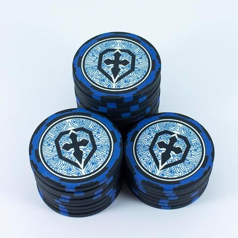 مجموعة شرائح SciFi Poker - 25 شريحة طين ذات طابع خيال علمي - رائعة كرموز أو عدادات أو Chits أو Bennies في DND أو ألعاب تقمص الأدوار الأخرى in Kuwait