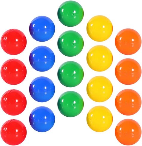 50pcs Mini Ball Plastic Raffle Drawing Balls Table Tennis Balls Sphere Game Balls for Entertainment Game Advertising 3cm in Saudi Arabia