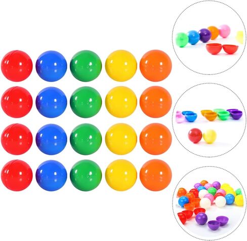 50pcs Mini Ball Plastic Raffle Drawing Balls Table Tennis Balls Sphere Game Balls for Entertainment Game Advertising 3cm in Saudi Arabia