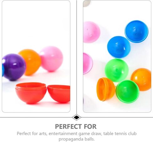 50pcs Mini Ball Plastic Raffle Drawing Balls Table Tennis Balls Sphere Game Balls for Entertainment Game Advertising 3cm in Saudi Arabia