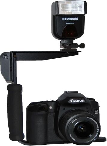 Polaroid Flip Mount Flash Bracket For Digital SLR Cameras in Saudi Arabia