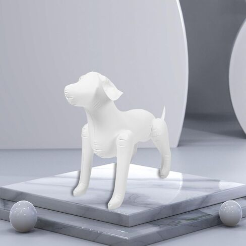 iplusmile Plastic Dog Mannequin Model Pet Clothing Display Mannequin Dog Mannequin Display Stand Sewing Dog Standing Model for Clothes Display White in Saudi Arabia
