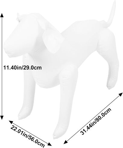 iplusmile Plastic Dog Mannequin Model Pet Clothing Display Mannequin Dog Mannequin Display Stand Sewing Dog Standing Model for Clothes Display White in Saudi Arabia