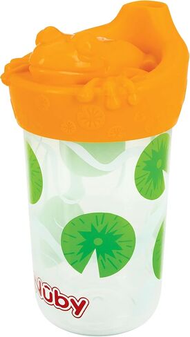 Nuby No Spill 3D Character Sippy Cup with Soft Touch Flo Silicone Top, 12 Ounce, Shark in Saudi Arabia