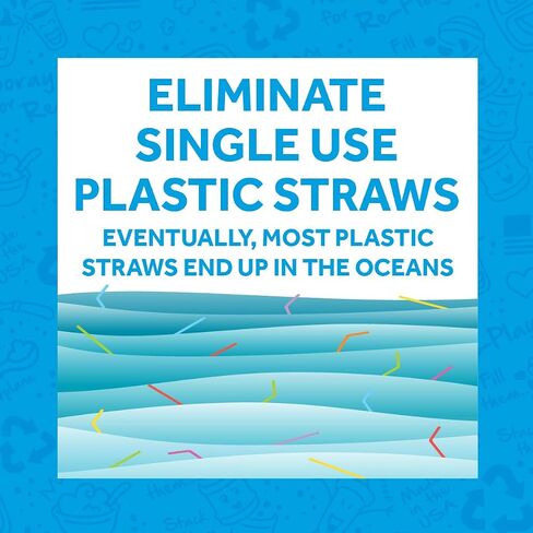 Re-Play Set of 5 Straw Cups with Silicone Straws - Made in USA from Recycled Plastic - Stackable and Easy to Clean - Dishwasher Safe - BPA Free - Raspberry Punch in Saudi Arabia