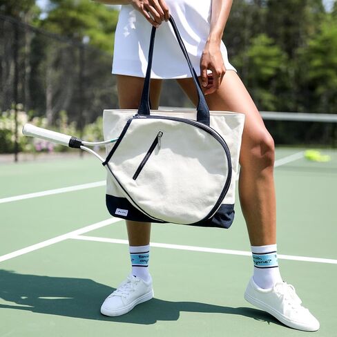 Ame & Lulu Canvas Volley Tennis Tote Bag in Saudi Arabia