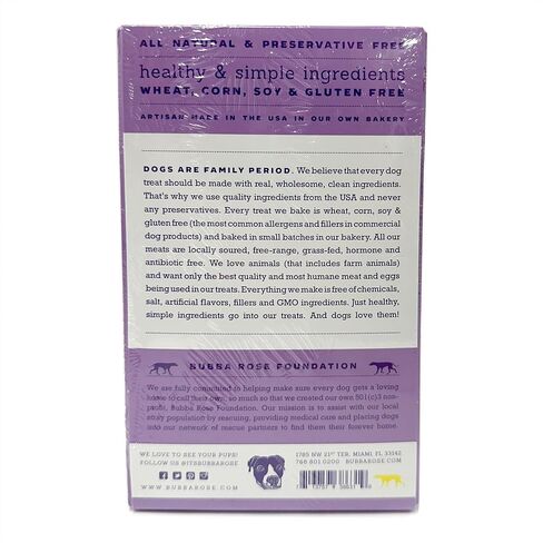 Bubba Rose Biscuit Company: Decorated Feel Better Soon Dog Treats - Crunchy Biscuit - Natural Get Well Gourmet Dog Cookies - Pack of 4 Cookies - Made in The USA in Saudi Arabia