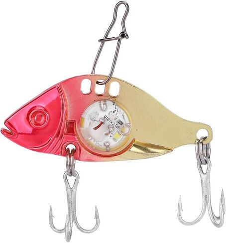 LED Flashing Crankbait, Crankbaits for Bass Fishing, Fishing Lures Underwater Bait Electronic Lures with Treble Hook Fishing Tackle Accessories Slowing Sinking Baits in Saudi Arabia