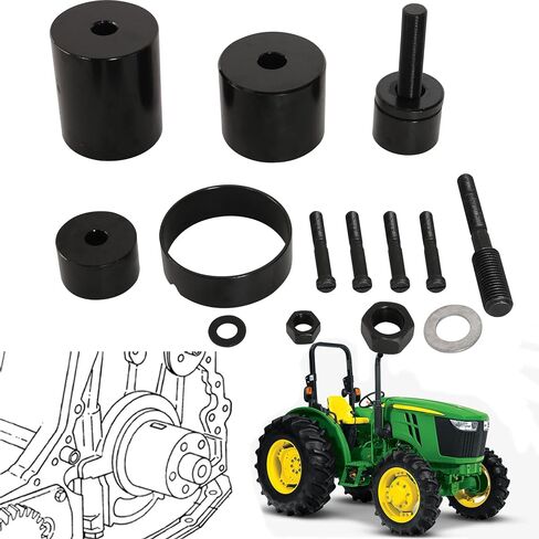 Crankshaft Gear & Front Oil Seal Installer Compatible with John Deere 1039, 4045, 6059 and 6068 Engines, Replaces OE# JDG954B in Saudi Arabia