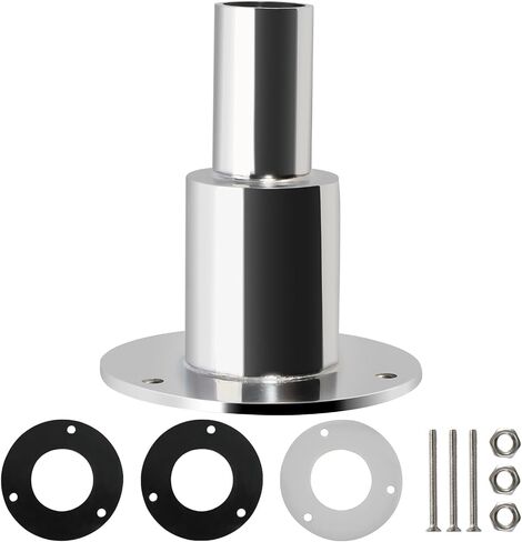Stainless Steel 316 Thru Hull Exhaust Skin, 24mm Tube Pipe Socket Hardware for Diesel heaters Exhaust Pipe in Saudi Arabia