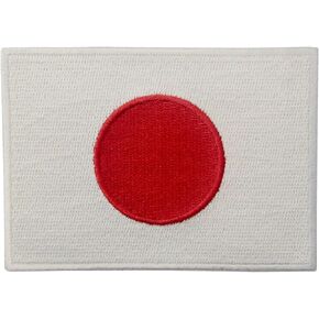 Japan Flag Embroidered Japanese National Emblem Iron On Sew On Patch