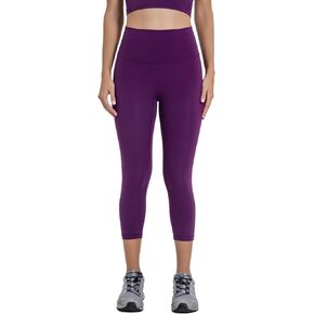 altiland Women's High Waisted Yoga Capris, No Front Seam Athletic Gym Pants, Workout Running Leggings 19"