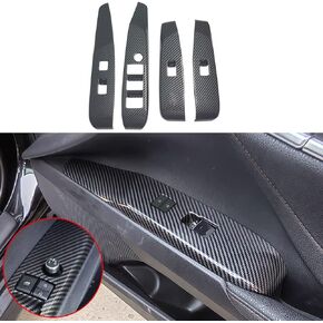 غطاء لوحة تبديل نافذة الباب الداخلي من Kolya، زر التحكم في النافذة، لملحقات Toyota Camry 8th 9th Gen 2018 2019 2020 2021 2022 2023 2024 2025 (لمحرك اليد اليسرى)