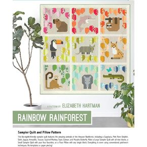 Elizabeth Hartman Rainbow Rainforest Pattern