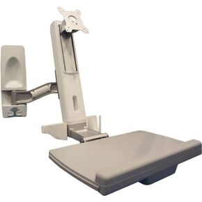 AMR1WS SIT Stand Wall Mounted Computer Workstation System. Features Include TILT,Swivel