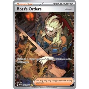 Pokemon - Boss's Orders - Ghetsis 265/193 Special Illustration Rare Paldea Evolved